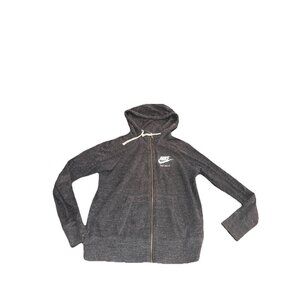 Nike Sportswear Full-Zip Vintage Anthracite/Sail Women's Hoodie Medium